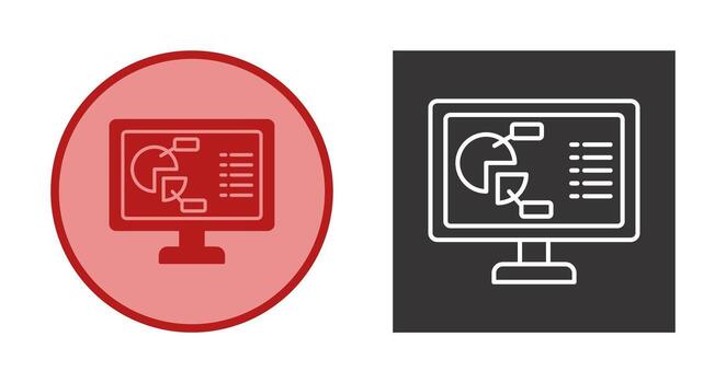 Pie Chart Vector Icon