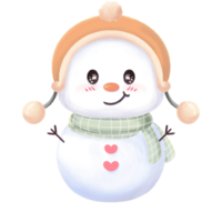 une mignonne bonhomme de neige png