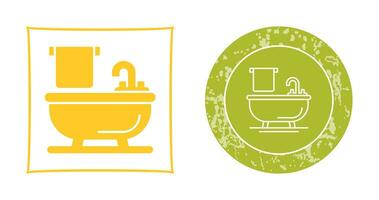 Bathtub Vector Icon