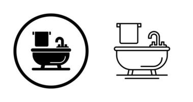 Bathtub Vector Icon