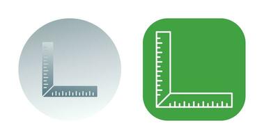 square Ruler Vector Icon