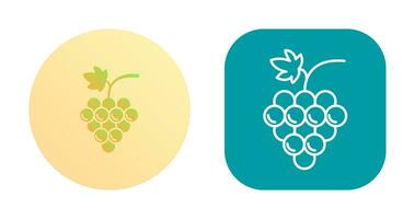 Grapes Vector Icon