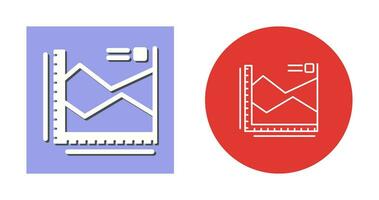 Spline Chart Vector Icon