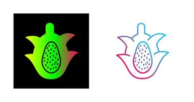 icono de vector de fruta de dragón