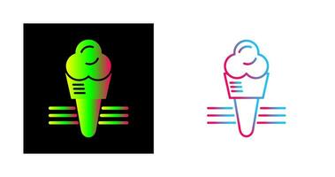 icono de vector de helado