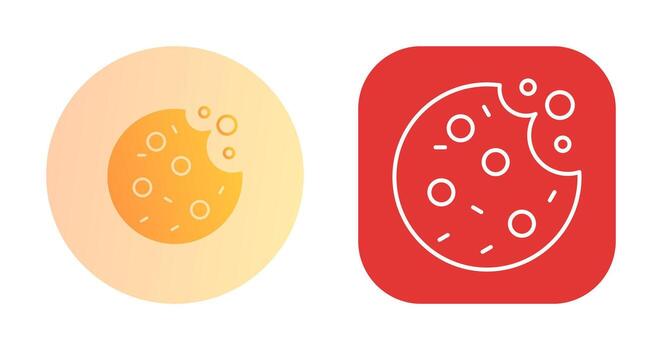 icono de vector de galleta