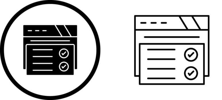 Web Browser Vector Icon