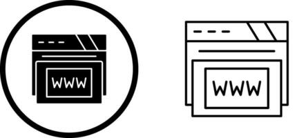 Www Vector Icon