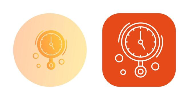 Wall Clock Vector Icon