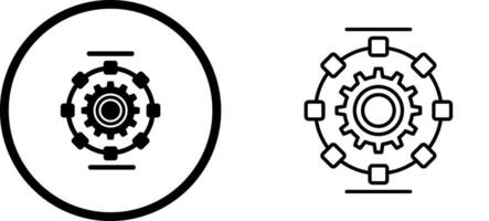 Automated Process Vector Icon