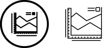 Spline Chart Vector Icon