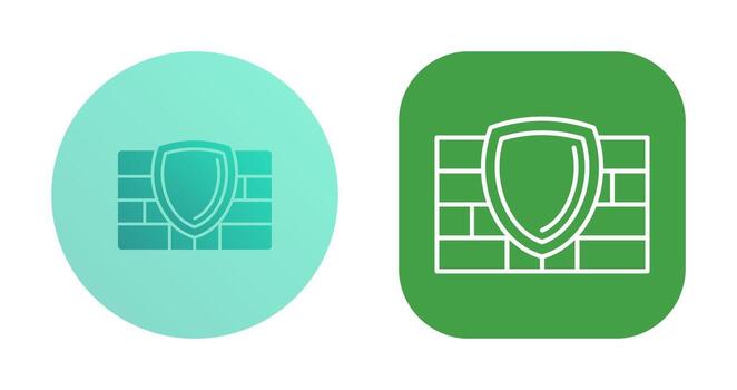 icono de vector de firewall