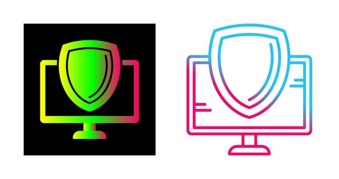 icono de vector de escudo