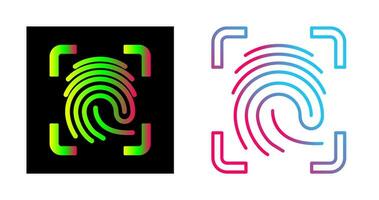 Finger Print Vector Icon