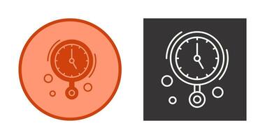 icono de vector de reloj de pared