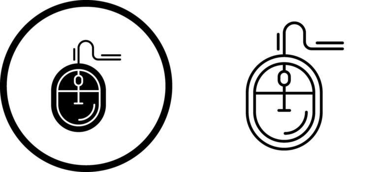 icono de vector de ratón