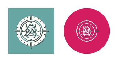 Bug Target Vector Icon