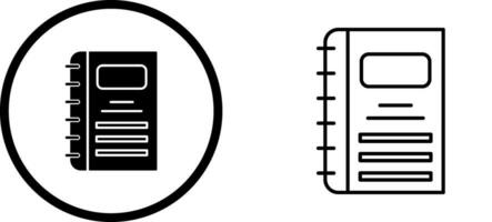 Notebook Vector Icon