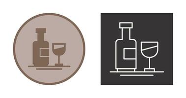 Wine Bottle Vector Icon