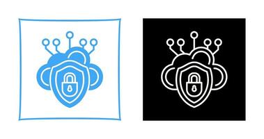 Cloud Security Vector Icon