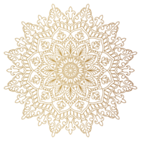 d'or mandala pente luxe mandala décorer mariage cartes png