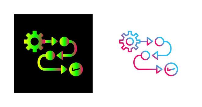 icono de vector de proceso