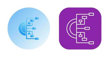 icono de vector de diagrama de flujo