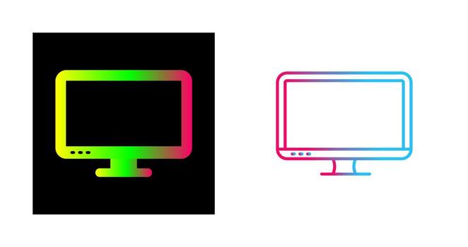 Lcd Vector Icon