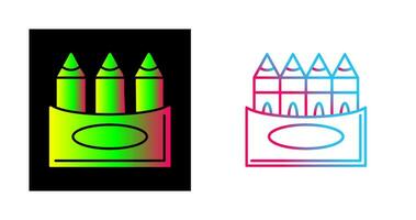 icono de vector de crayones