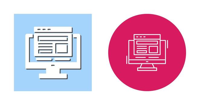icono de vector de diseño adaptable