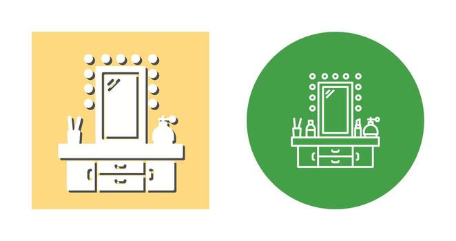 Dressing Table Vector Icon