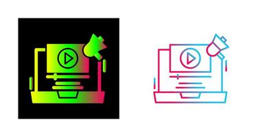 Video Marketing Vector Icon