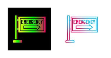 Emergency Sign Vector Icon