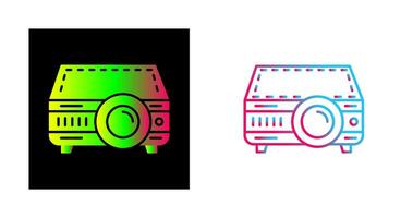 icono de vector de proyector