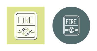 Fire Button Vector Icon