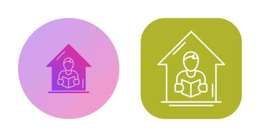 Home Learning Vector Icon