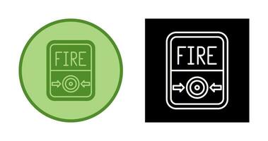 Fire Button Vector Icon