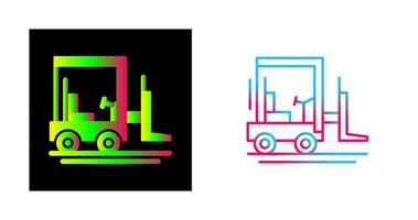 Forklift Vector Icon