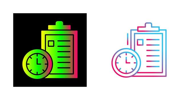 Time Management Vector Icon