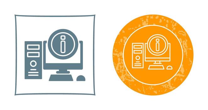 Computer Vector Icon