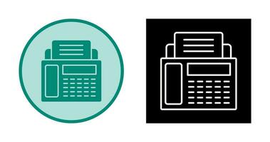 Fax Machine Vector Icon