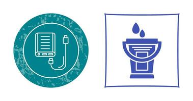 Water Bucket Vector Icon