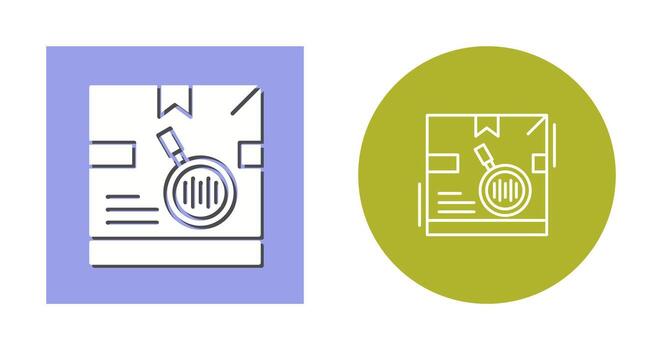 Tracking Code Vector Icon