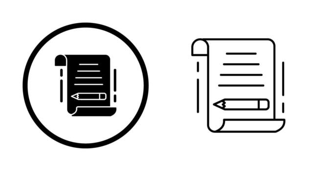 Write Vector Icon