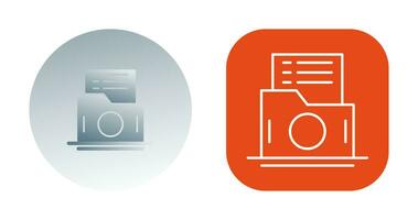 List Folder Vector Icon