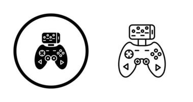 icono de vector de controlador de juego