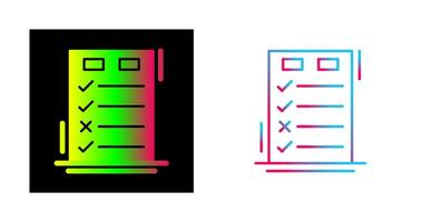 Today to Done CheckList Vector Icon
