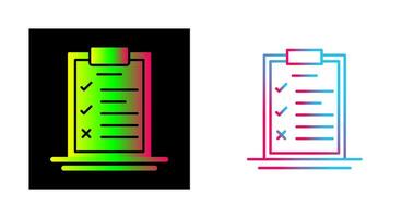 Checklist Vector Icon