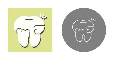 Toothache And Plaque Vector Icon