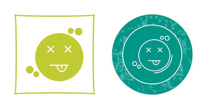 icono de vector muerto